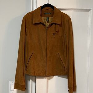 Lauren Ralph Lauren Women's Brown Suede Jacket